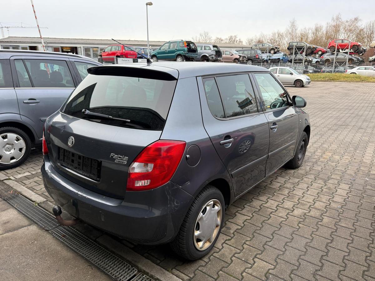 Skoda Fabia 2 5J original Motorhaube LF8J Anthrazitgrau BJ09